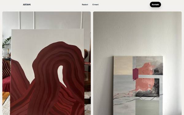 Artami - sajt za umetnički studio