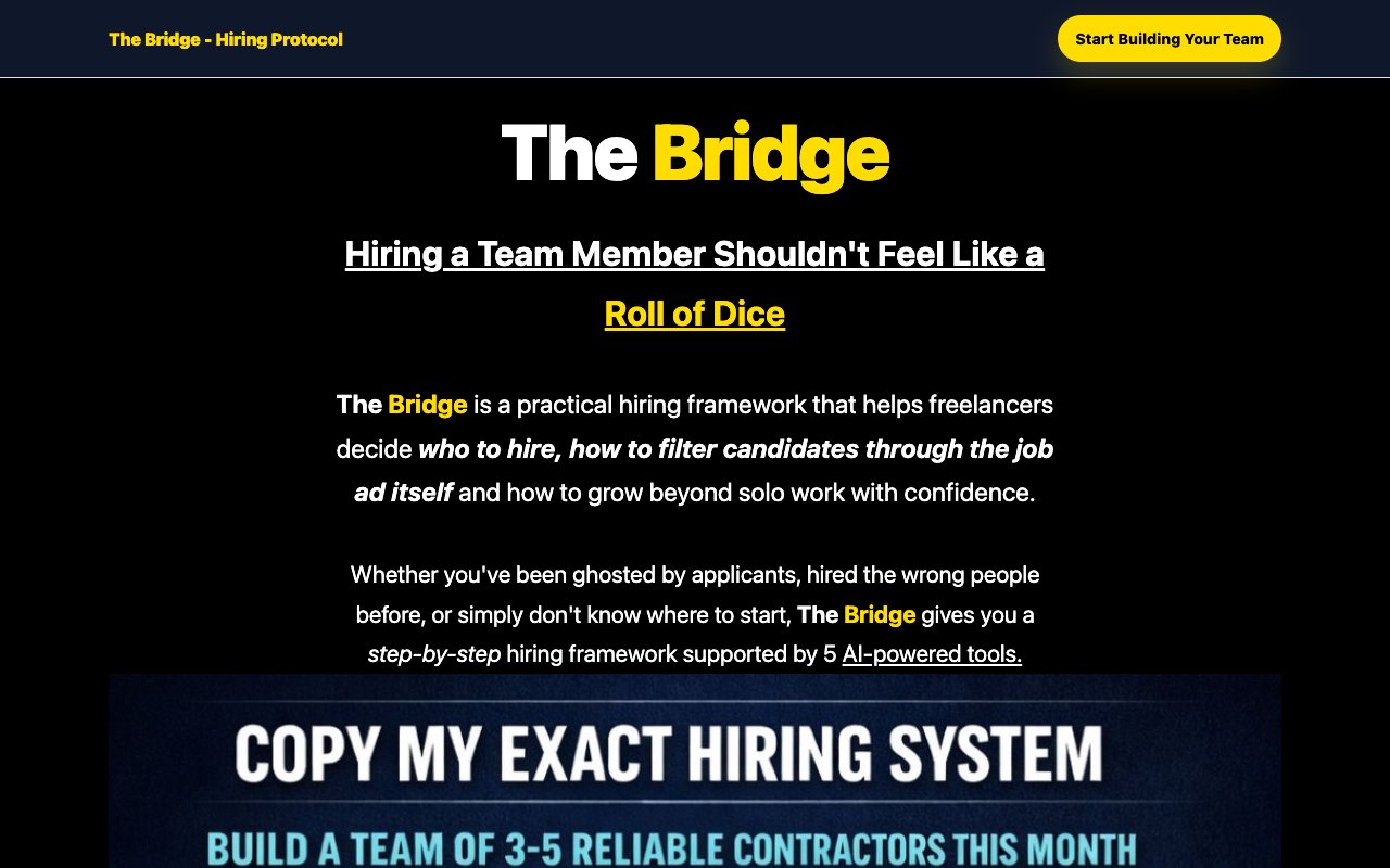 The Bridge Hiring Protocol